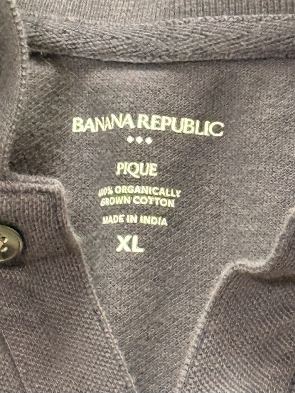 Banana Republic Men's Polo Shirt in Navy